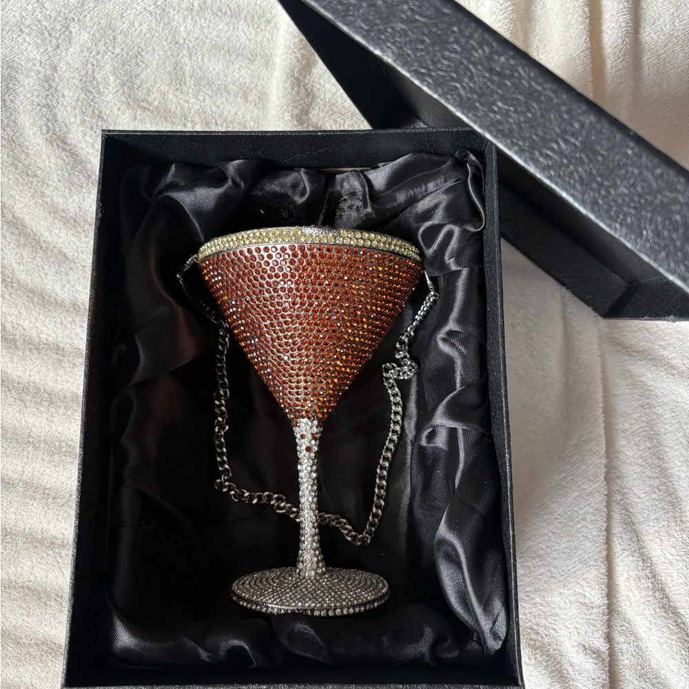 Espresso Martini Please Blinged Clutch Purse - Picture 8 of 12